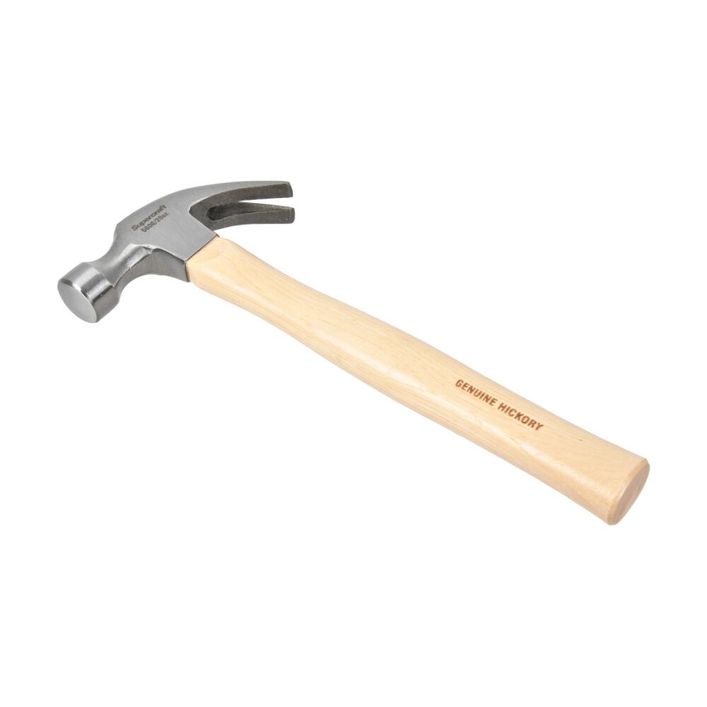 Supercraft Claw Hammer DIY/Carpentry Tool W/ Hickory Handle 560g