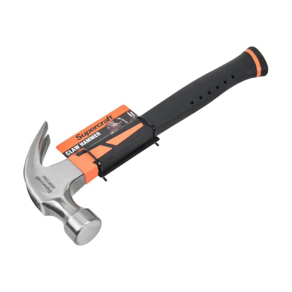 Supercraft Claw Hammer DIY/Carpentry Tool W/ Fibreglass Handle 560g