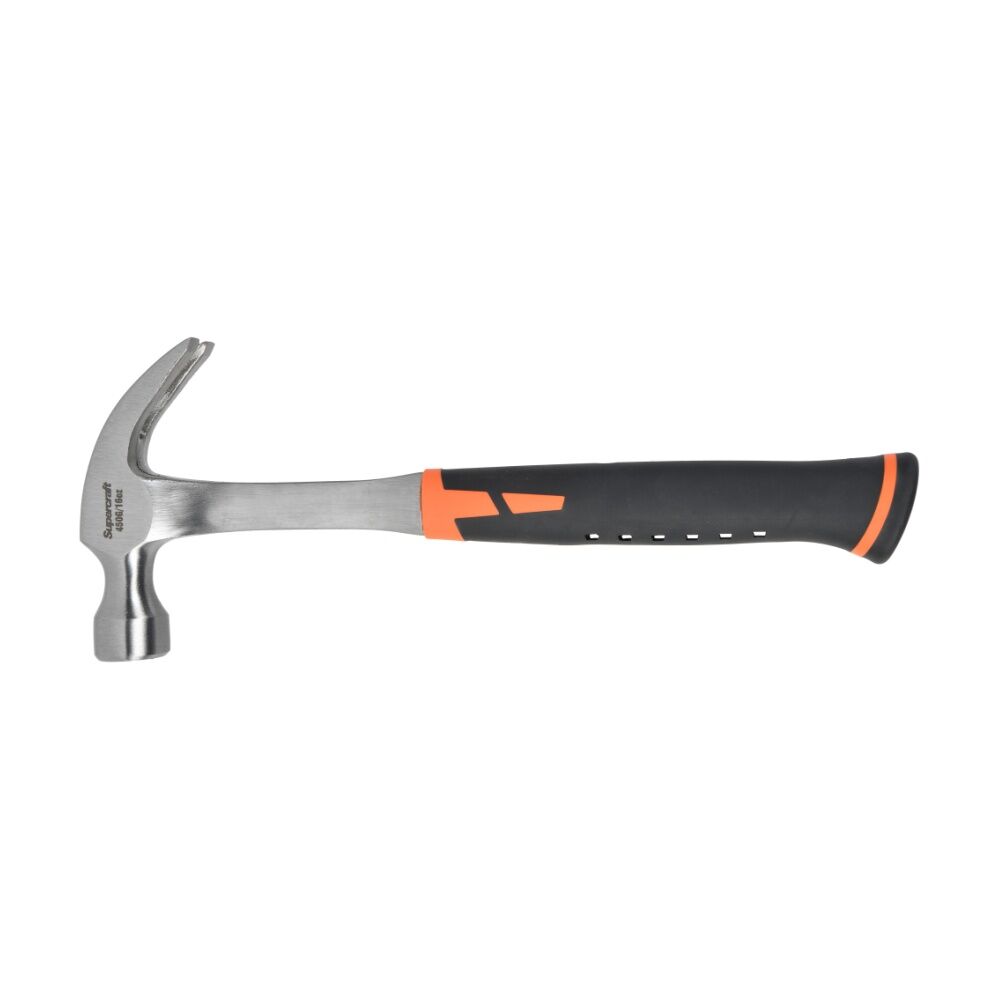 Supercraft All Solid Steel Claw Hammer DIY/Carpentry Tool 450g