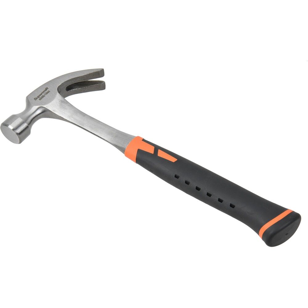 Supercraft All Solid Steel Claw Hammer DIY/Carpentry Tool 450g
