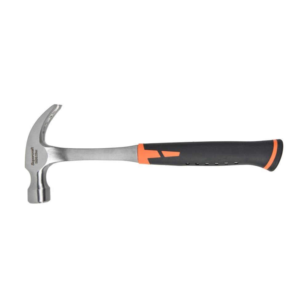 Supercraft All Solid Steel Claw Hammer DIY/Carpentry Tool 560g