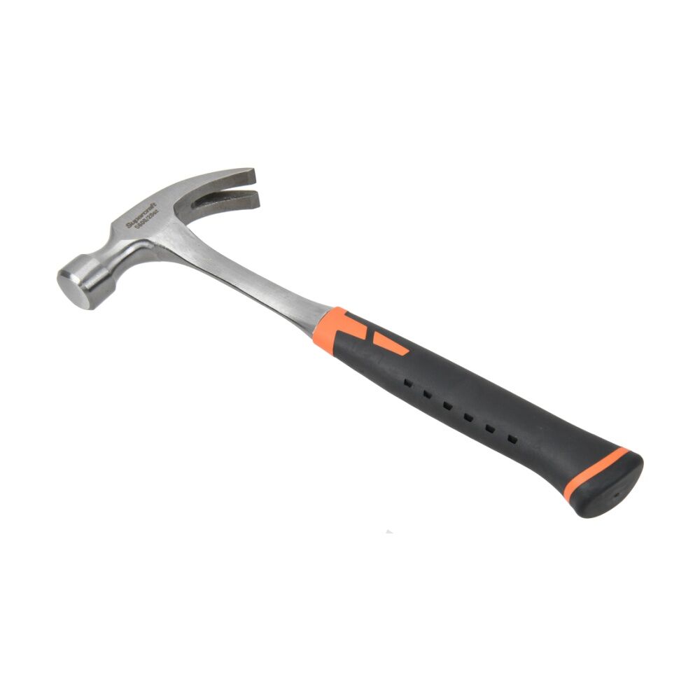 Supercraft All Solid Steel Claw Hammer DIY/Carpentry Tool 560g
