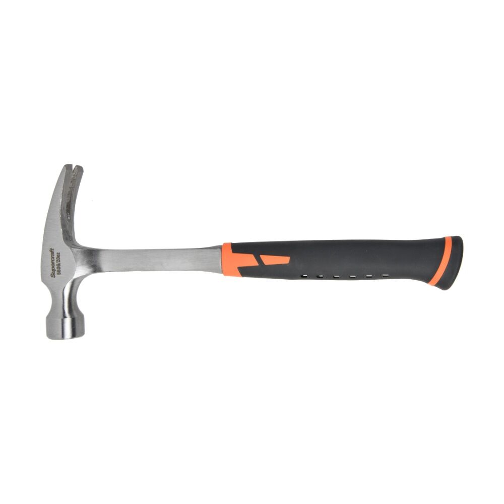 Supercraft All Steel Framing Hammer Carpentry Tool W/ Flat Claw 560g
