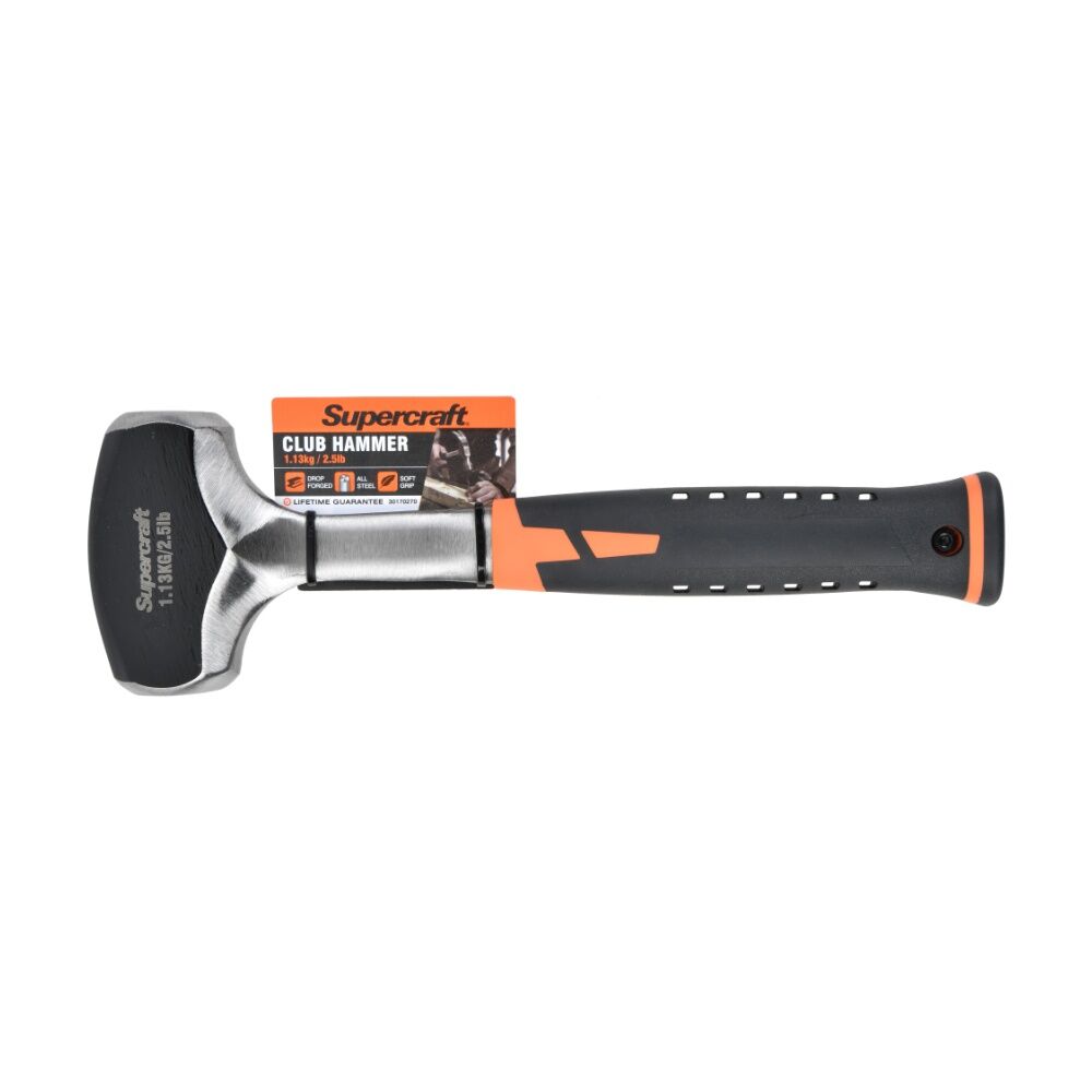 Supercraft All Steel Club Hammer Heavy-Duty/Carpentry Tool 1.13kg
