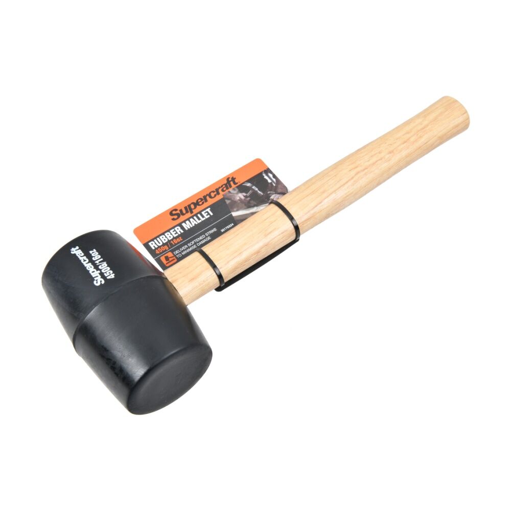 Supercraft Rubber Mallet DIY/Carpentry/Home Improvement Tool 450g
