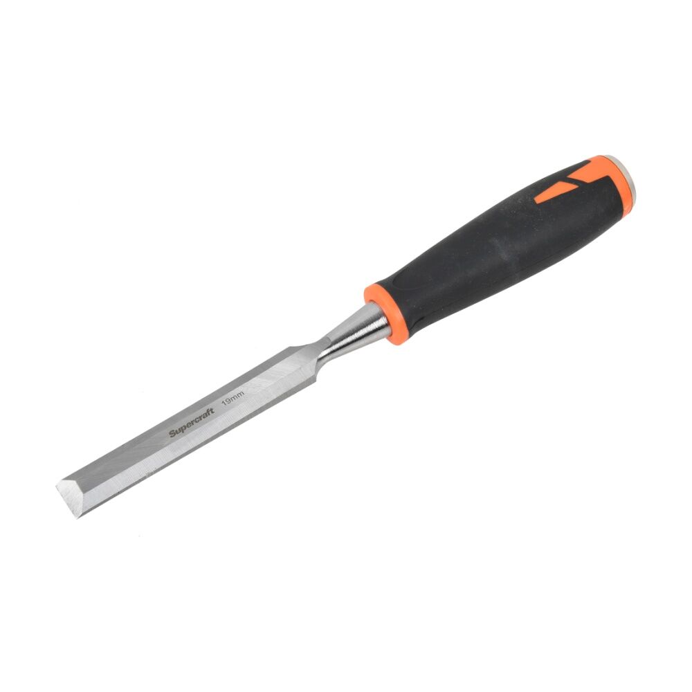 2PK Supercraft Half Tang Wood Chisel DIY Tool W/ Striking Cap 3/4 Inch/19mm