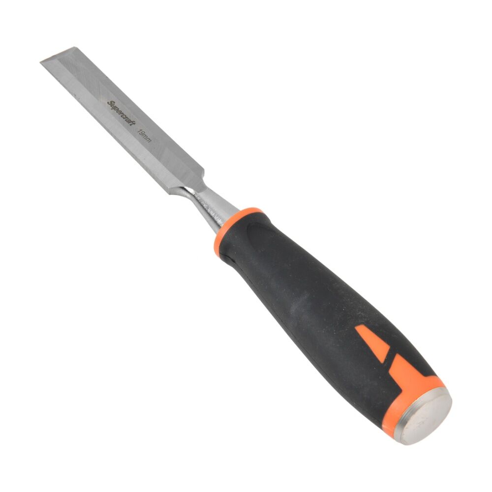 2PK Supercraft Half Tang Wood Chisel DIY Tool W/ Striking Cap 3/4 Inch/19mm