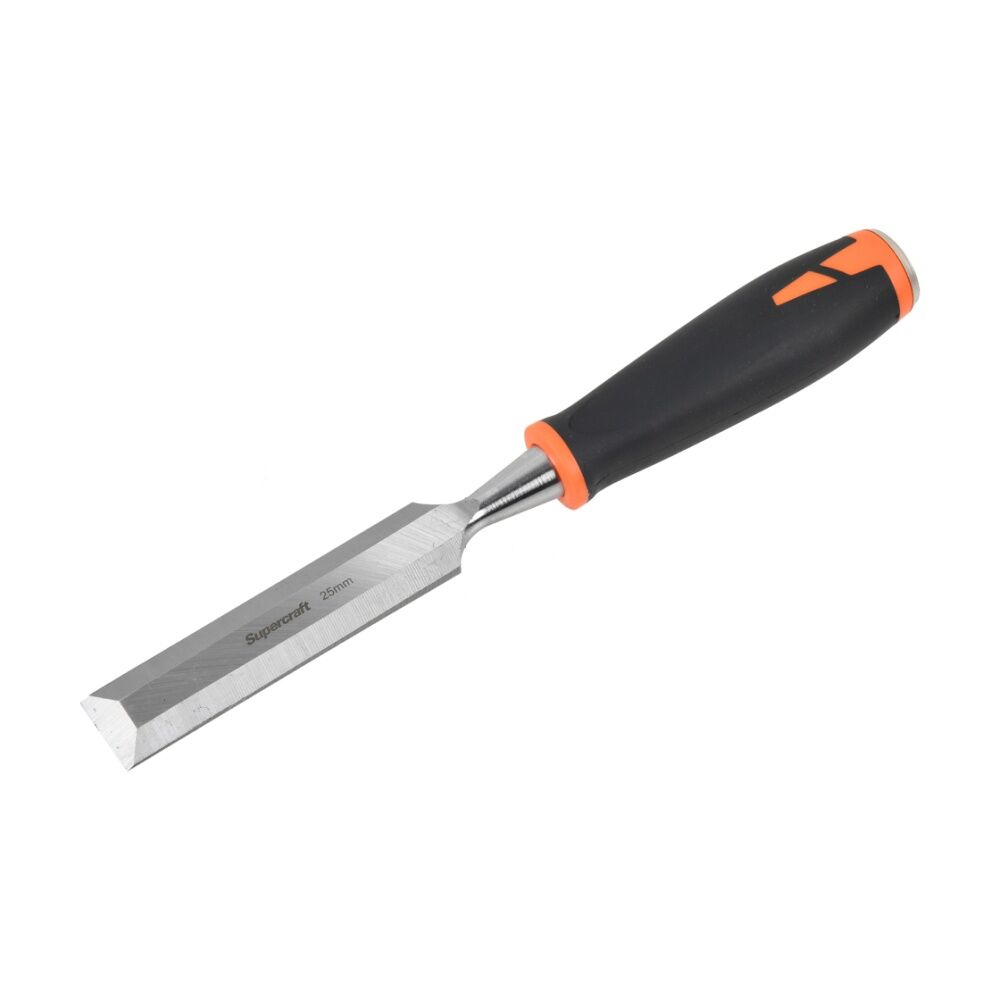 Supercraft Half Tang Wood Chisel DIY Tool W/ Striking Cap 1 Inch/25mm