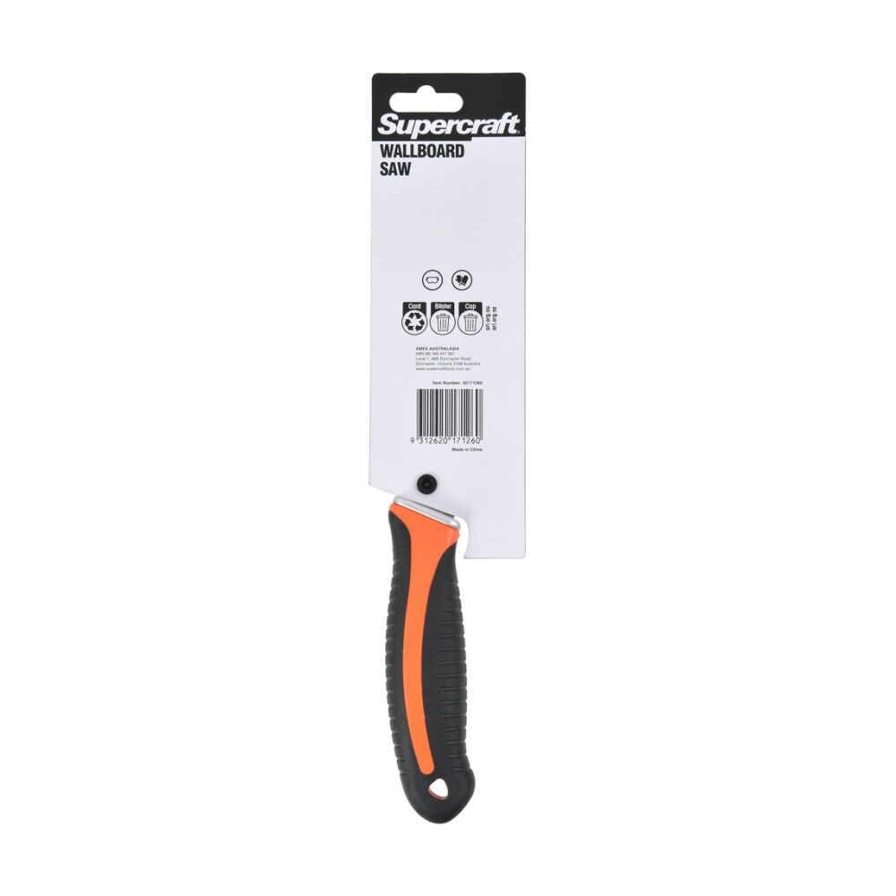 2PK Supercraft Wallboard Saw DIY/Carpentry Tool W/ Soft Grip Handle 150mm/6 Inch
