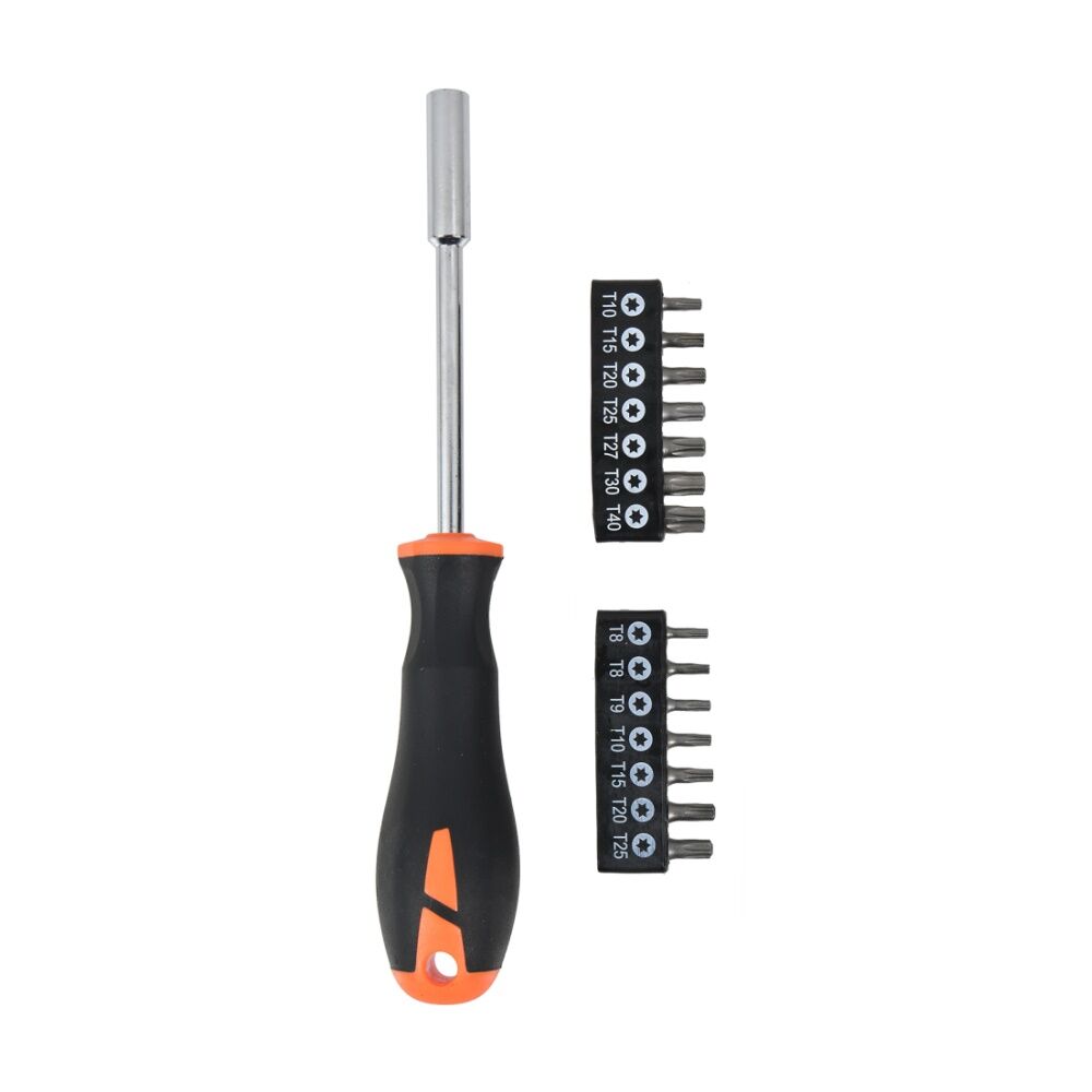 Supercraft 15-in-1 Torx Screwdriver & Bit DIY/Carpentry Tool Set Multi-sized