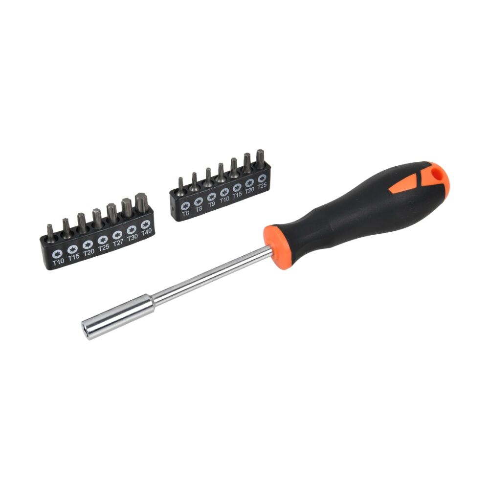 Supercraft 15-in-1 Torx Screwdriver & Bit DIY/Carpentry Tool Set Multi-sized