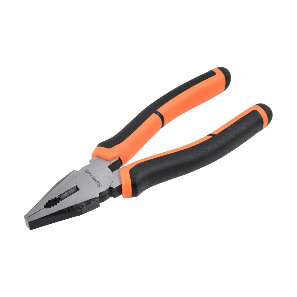 2PK Supercraft Combination Chrome Vanadium Steel Plier W/ Soft Grip Handle 160mm