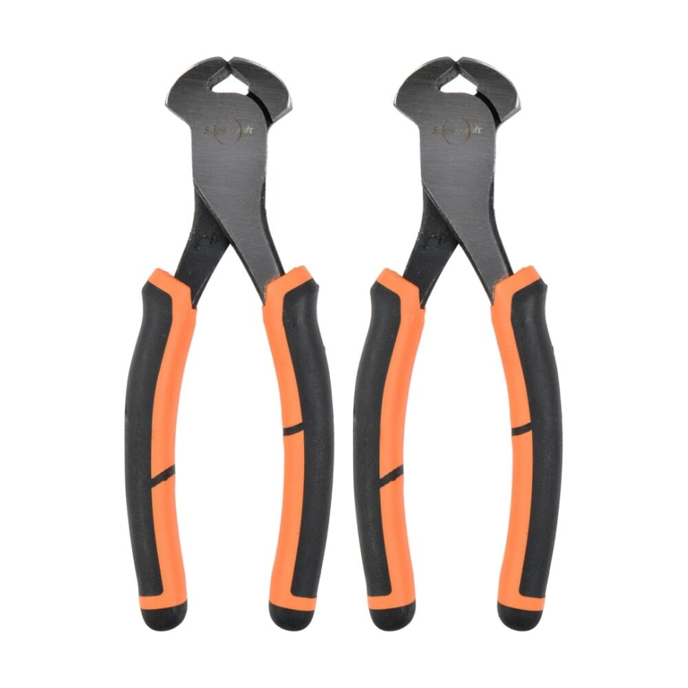 2PK Supercraft End Cutting Chrome Vanadium Steel Plier W/ Soft Grip Handle 165mm