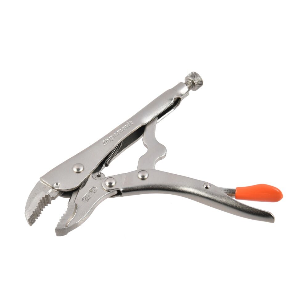 2PK Supercraft Locking Chrome Vanadium Steel Plier W/ Soft Grip Handle 180mm