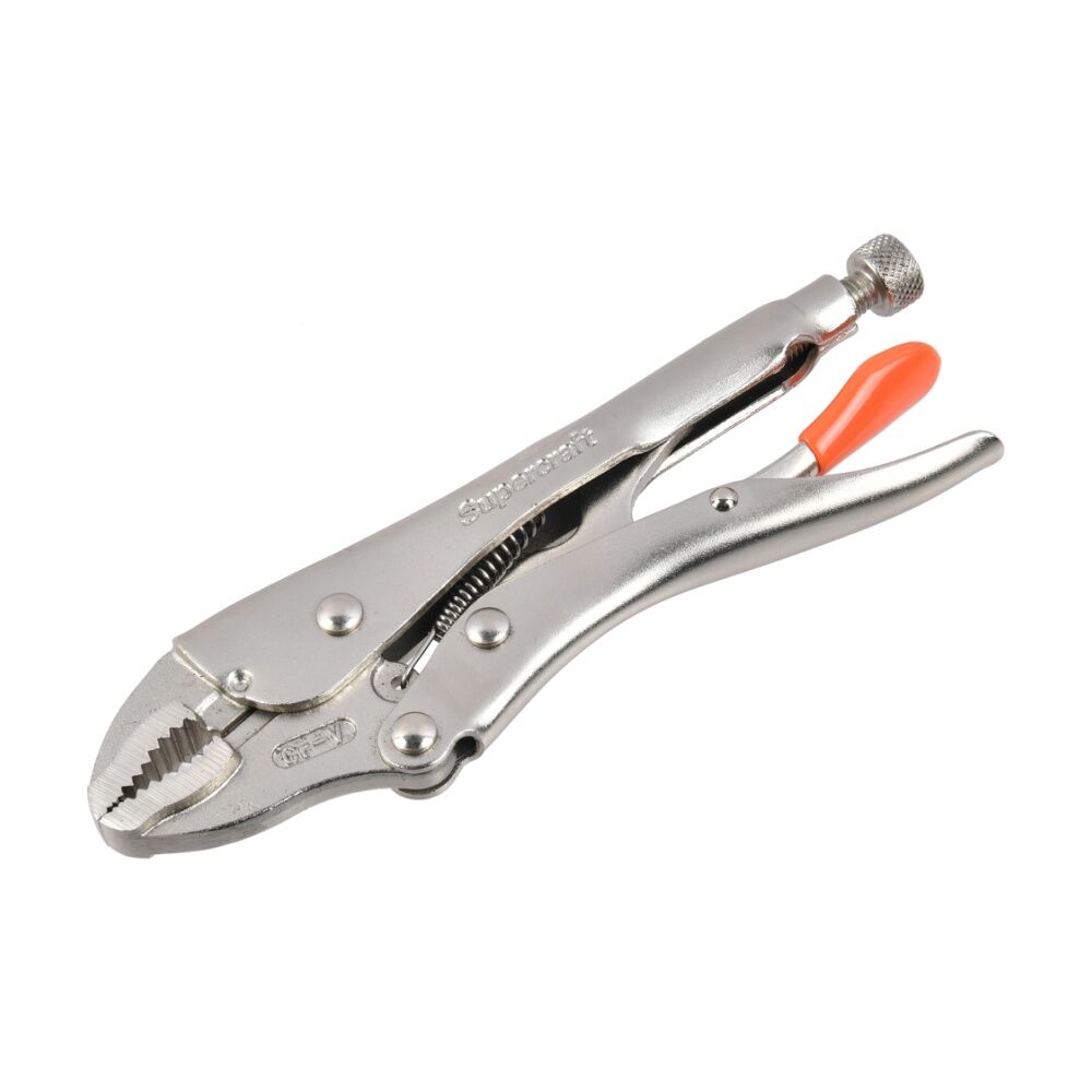 2PK Supercraft Locking Chrome Vanadium Steel Plier W/ Soft Grip Handle 180mm