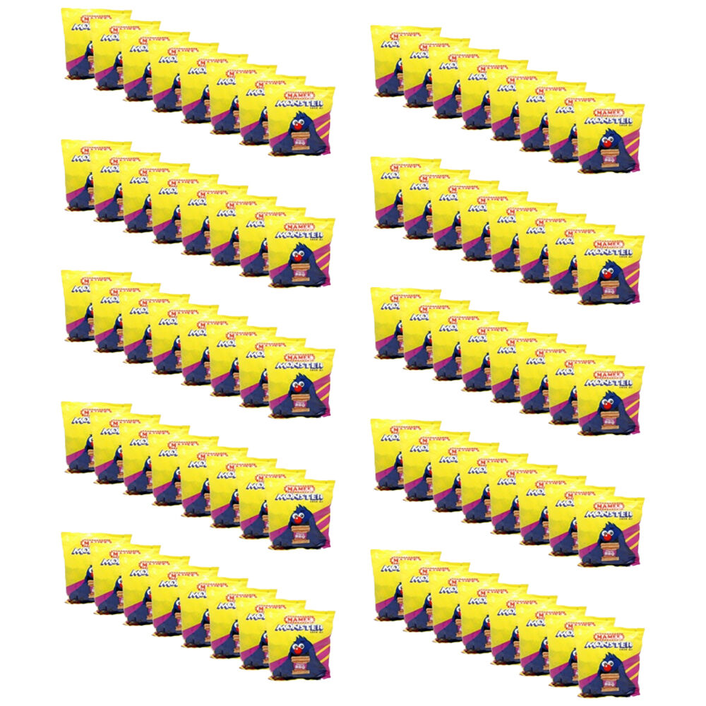 10x 8pc Mamee Monster Noodles Snack Pack Perisa BBQ Flavoured 25g