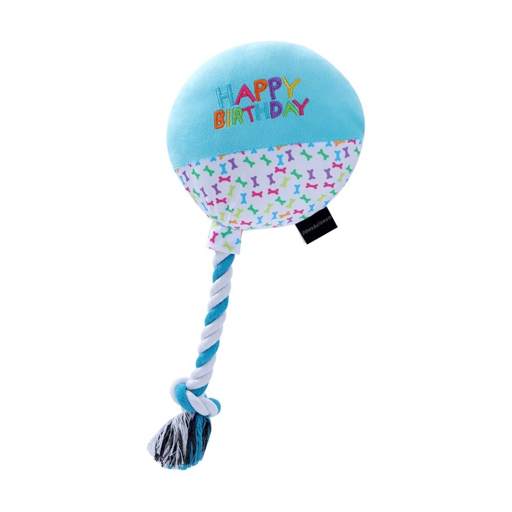 12x Paws And Claws Birthday Plush Dog Pet Play Toy 20-35x12x8cm Assorted