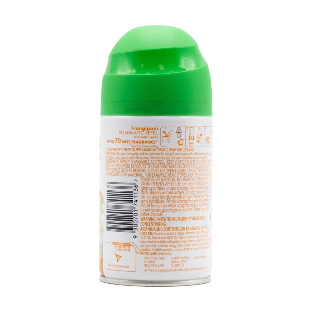 Air Wick Freshmatic Spray Refill Essential Oils Smooth Frangipani 174g