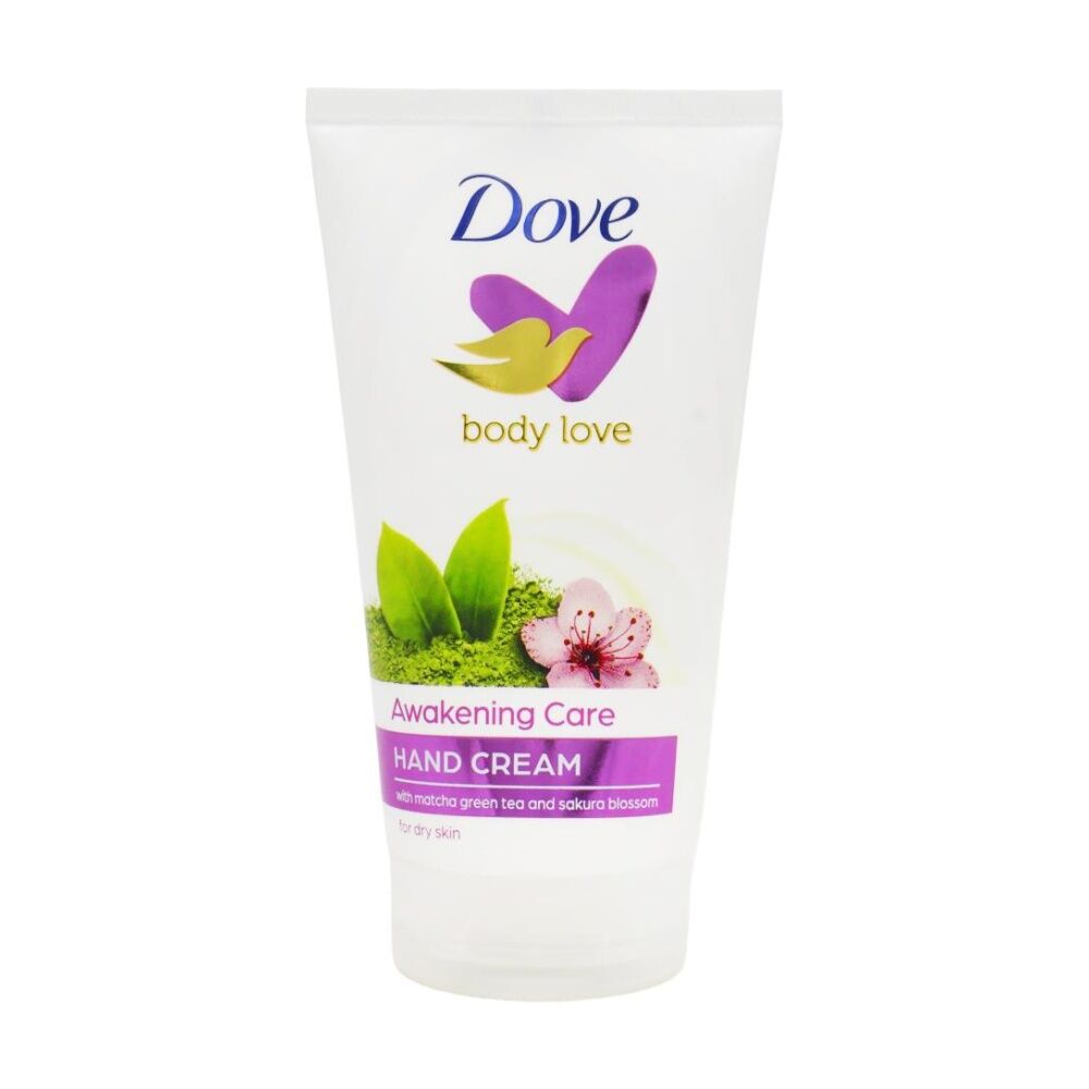 6PK Dove Body Love Awakening Care Hand Cream Matcha Green Tea Sakura 75mL