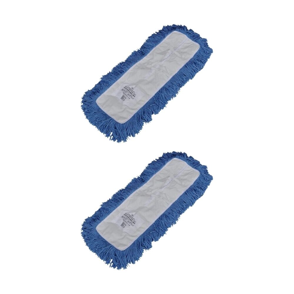 2PK Edco Replacement Mod Acrylic Fringe Electrostatic Dust Control Mop 61x15cm