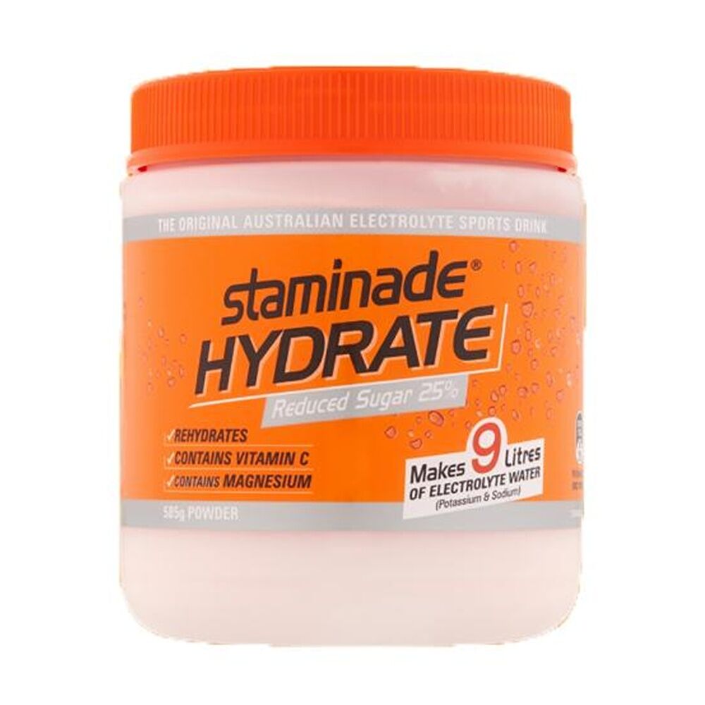 6PK Staminade Hydrate 25% Less Sugar Orange Powder Electrolyte Sports Drink 585g