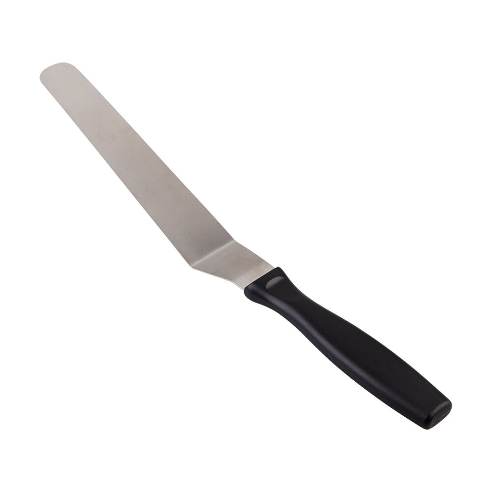 2PK Appetito Stainless Steel Offset Icing Spatula W/ Ergonomic Handle 20cm