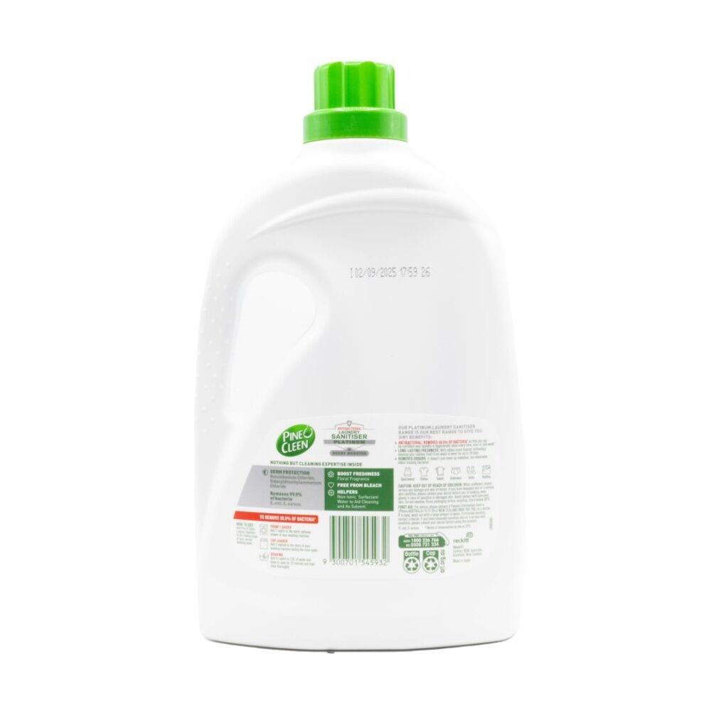 10PK Pine O Cleen Platinum Scent Booster Laundry Sanitiser 2L Fresh Breeze
