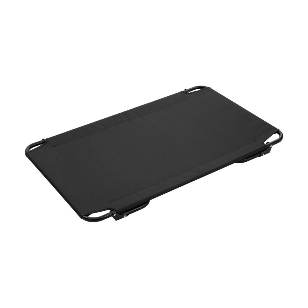 2x Paws And Claws Foldable Elevated Dog Pet Bed Black 105x65x18cm Large