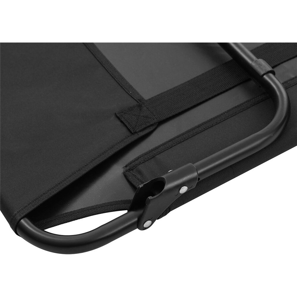 2x Paws And Claws Foldable Elevated Dog Pet Bed Black 105x65x18cm Large
