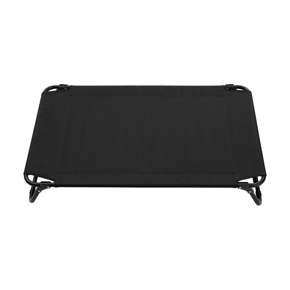 2x Paws And Claws Foldable Elevated Dog Pet Bed Black 105x65x18cm Large