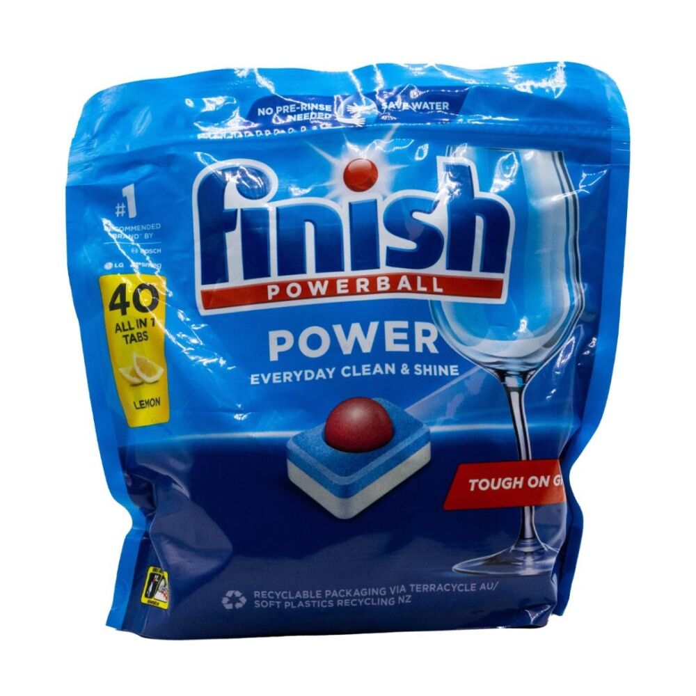 10x 40pc Finish Powerball Power All In 1 Clean Dishwasher Tabs Lemon Scent