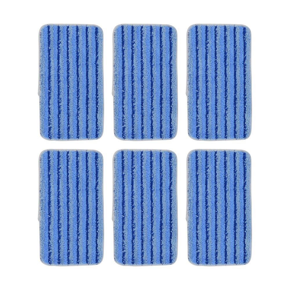 6PK Duop Floors Glass Windows Mirrors Reusable Microfibre Scouring Pad Medium