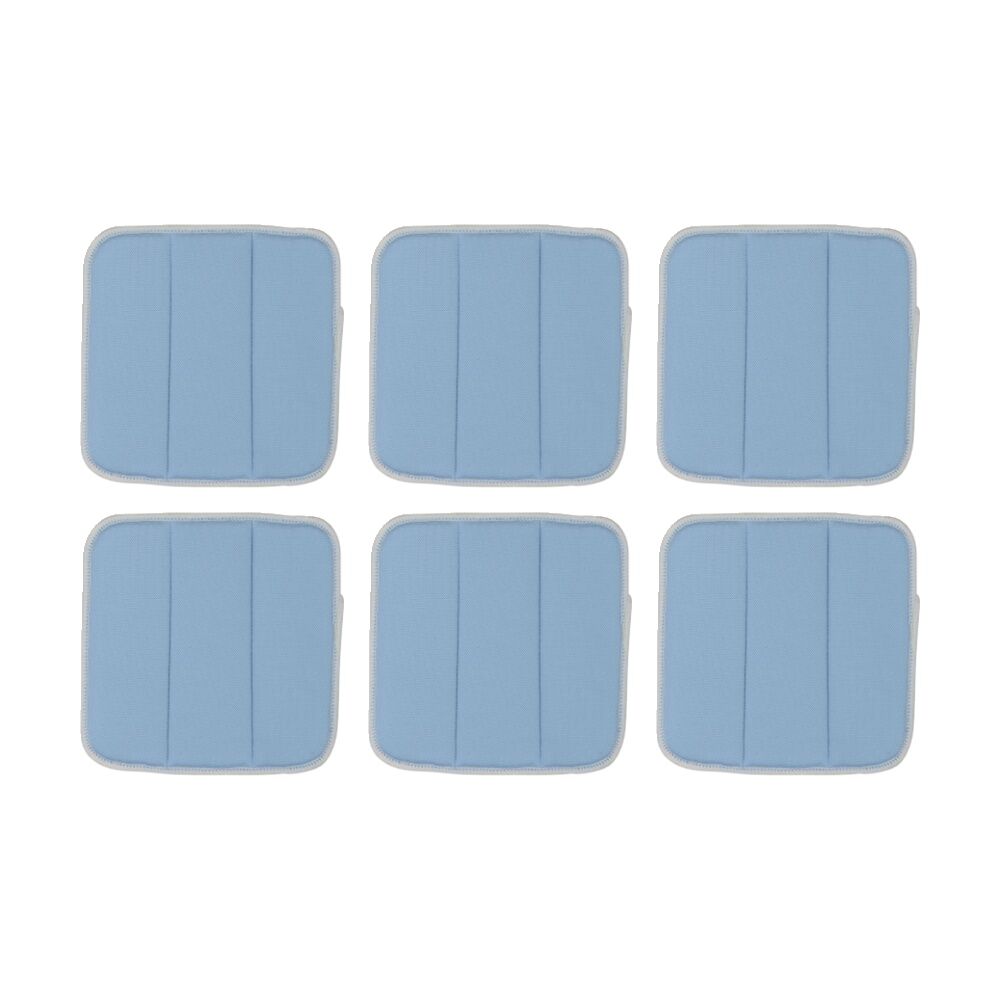 6PK Duop Smooth Surface Glass Windows Mirrors Microfibre Cleaning Pad Small