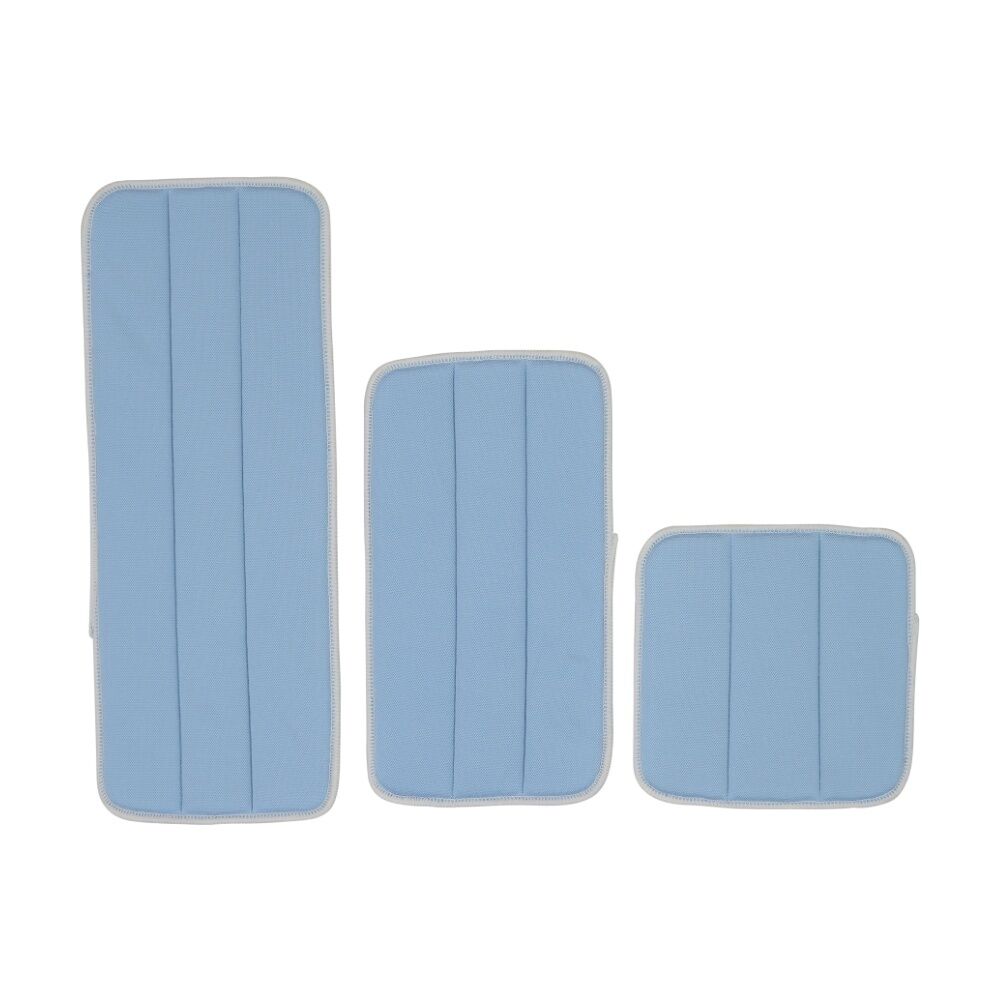 3PK Duop Smooth Surface Glass Windows Mirrors Microfibre Cleaning Pad Medium