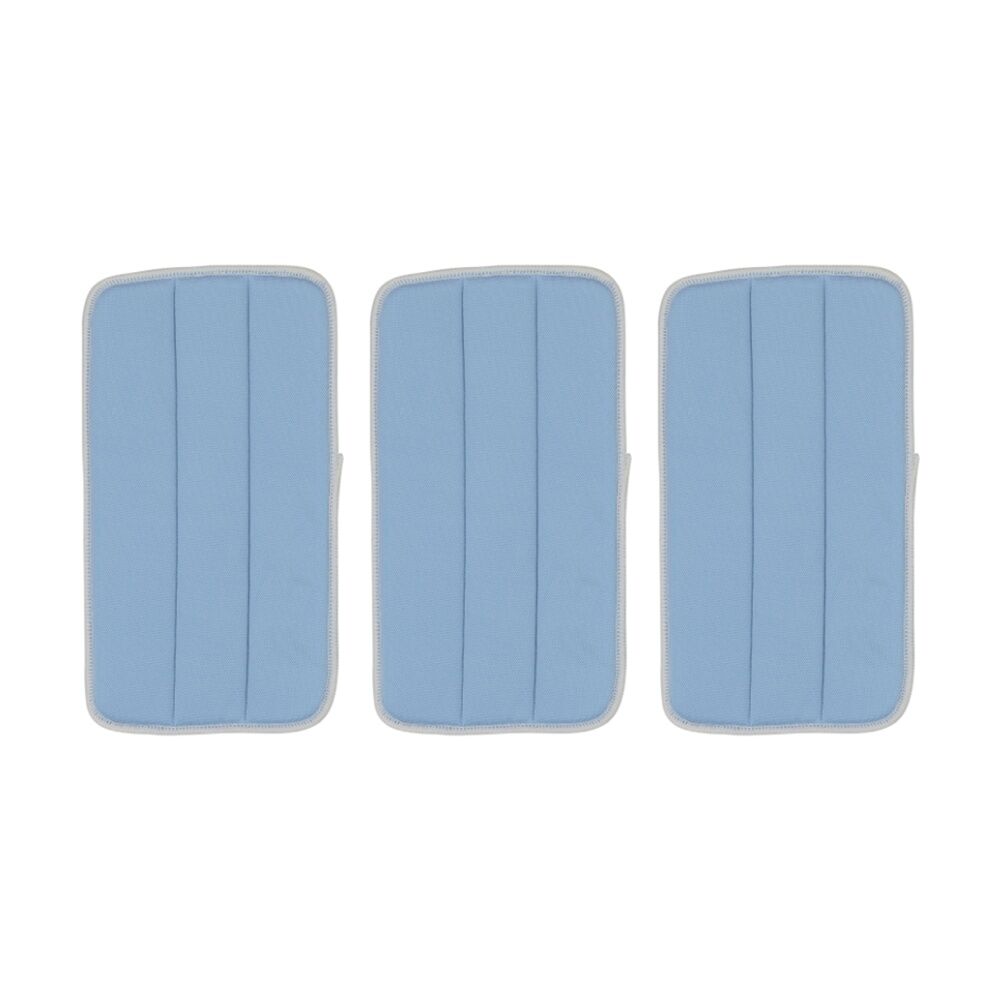 3PK Duop Smooth Surface Glass Windows Mirrors Microfibre Cleaning Pad Medium