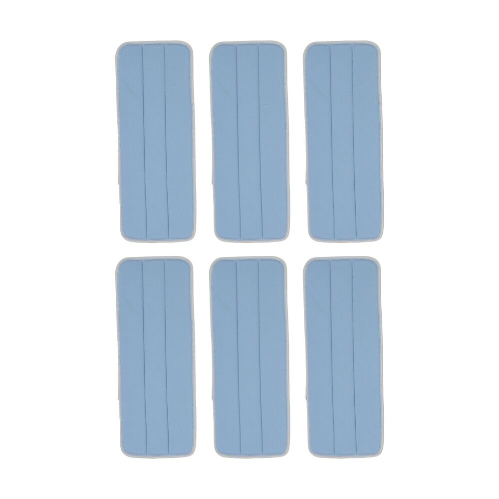 6PK Duop Smooth Surface Glass Windows Mirrors Microfibre Cleaning Pad Large
