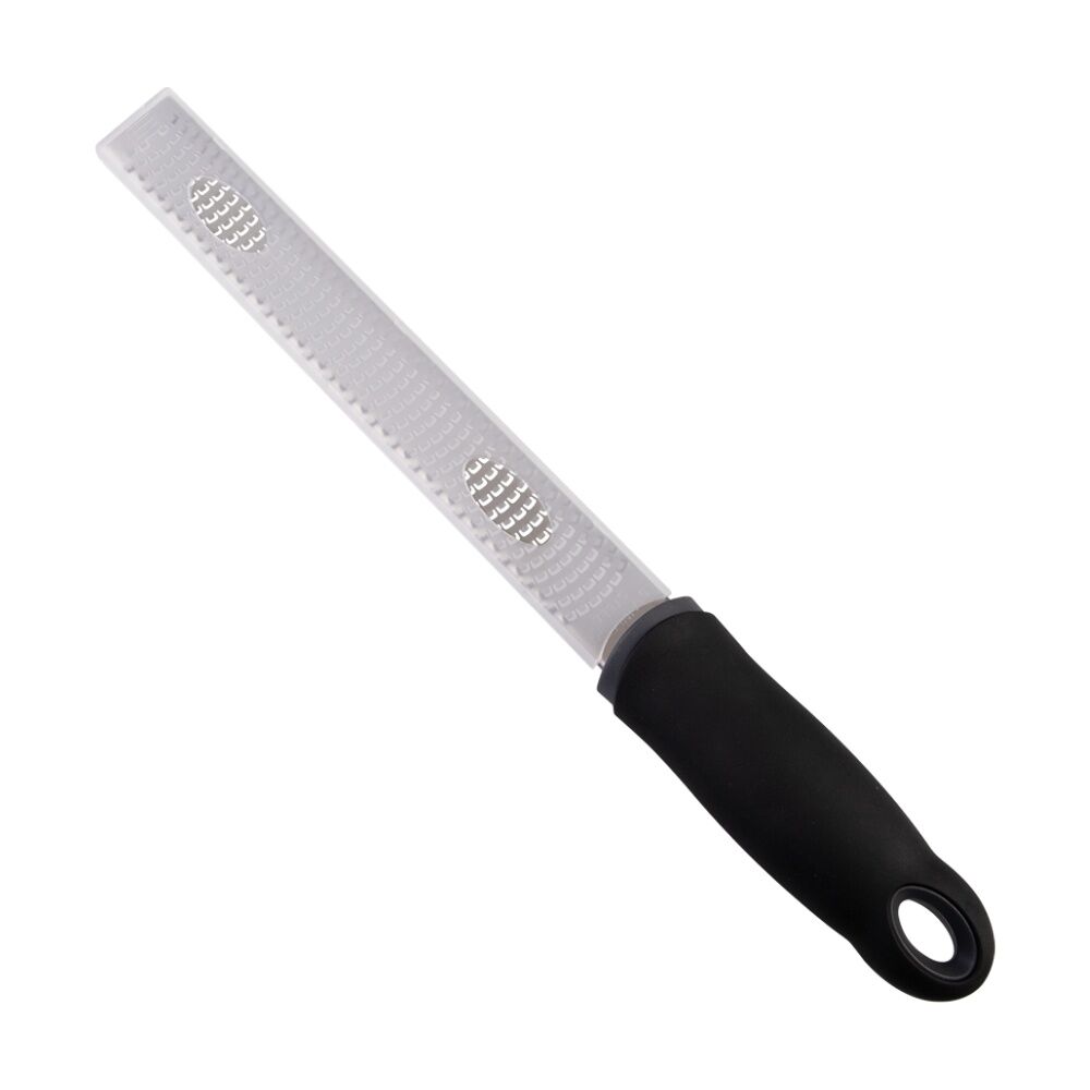 Appetito Stainless Steel Rasp Micro Grater W/ Soft Grip Handle Fine
