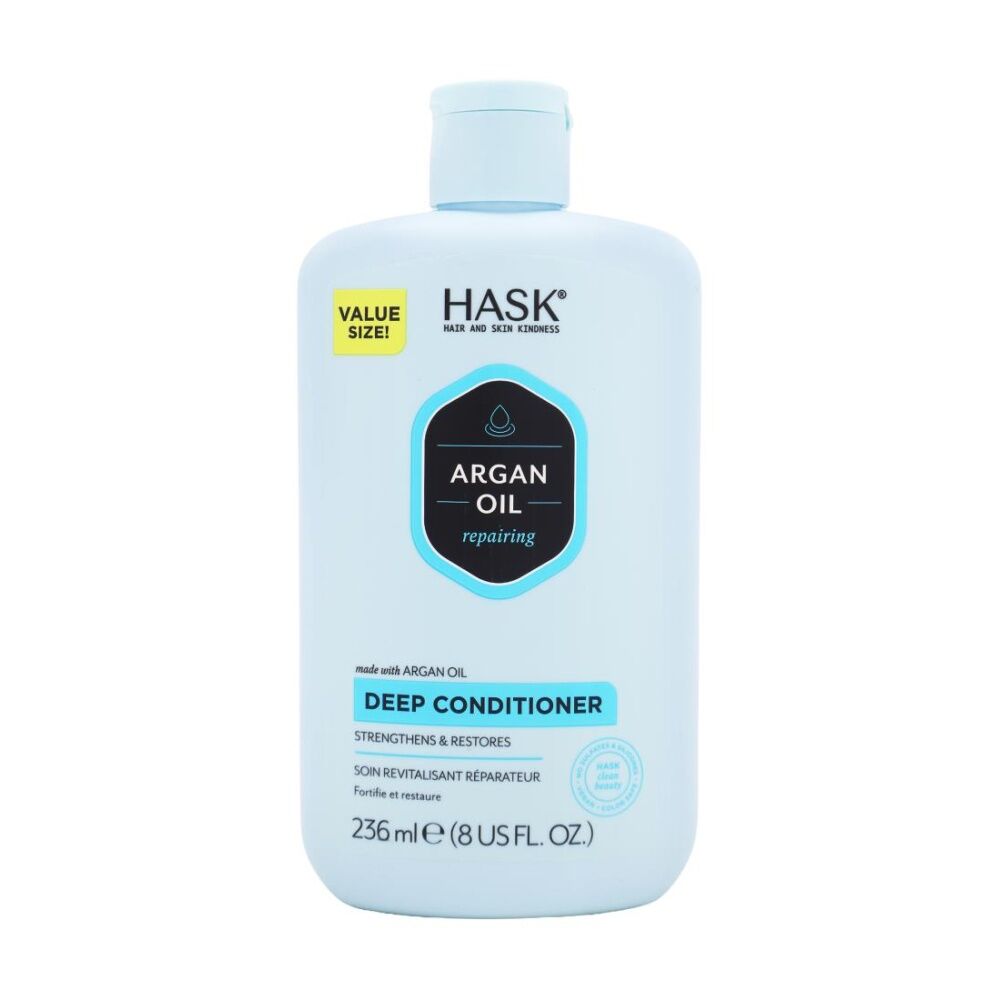 12PK Hask Deep Conditioner Argan Oil Repairing Strengthens And Repairs 236ml