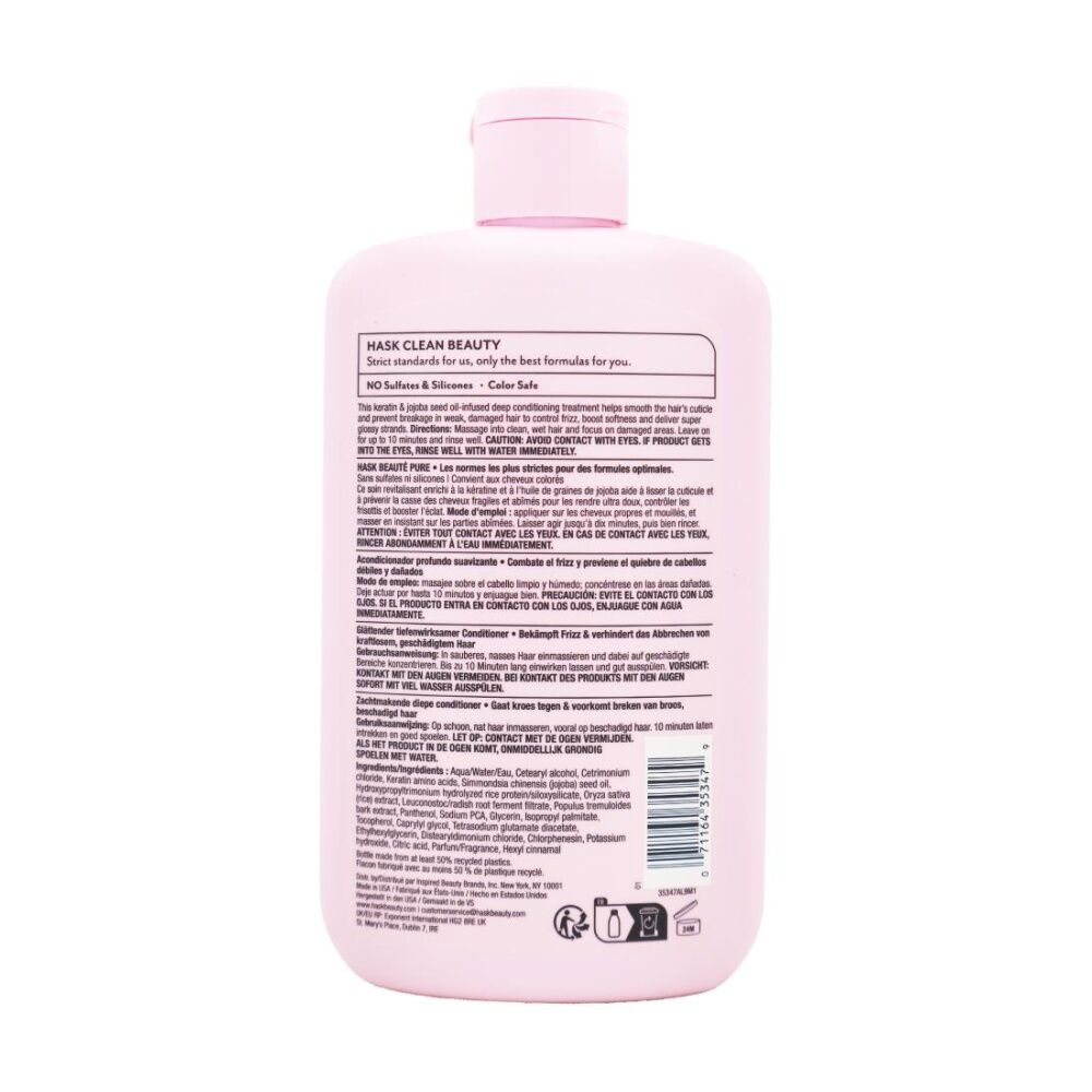 6PK Hask Deep Conditioner Keratin Smooth Fights Frizz Prevents Breakage 236ml