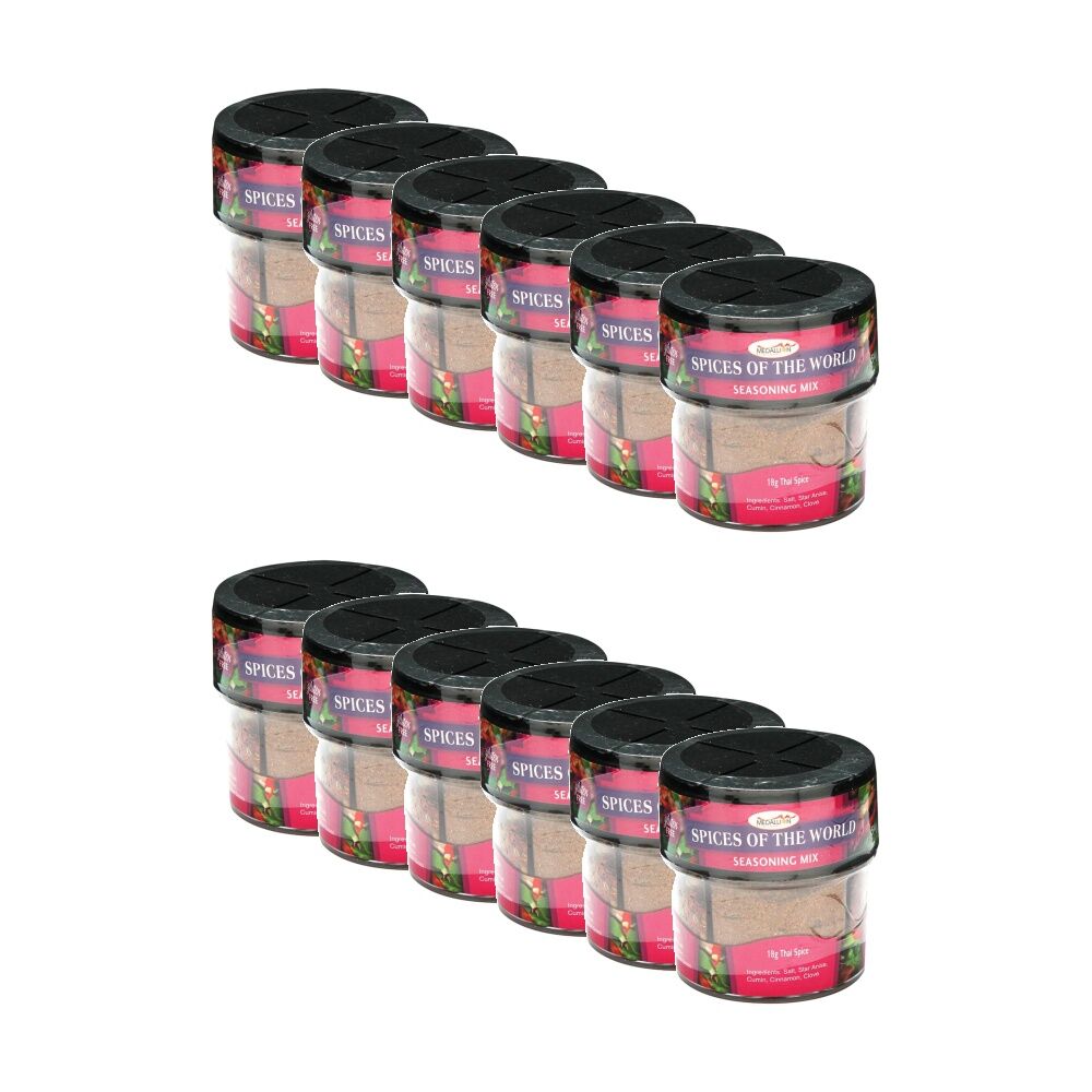 12PK Medallion 4-In-1 Spices Of The World Seasoning Mix MSG Free 54g