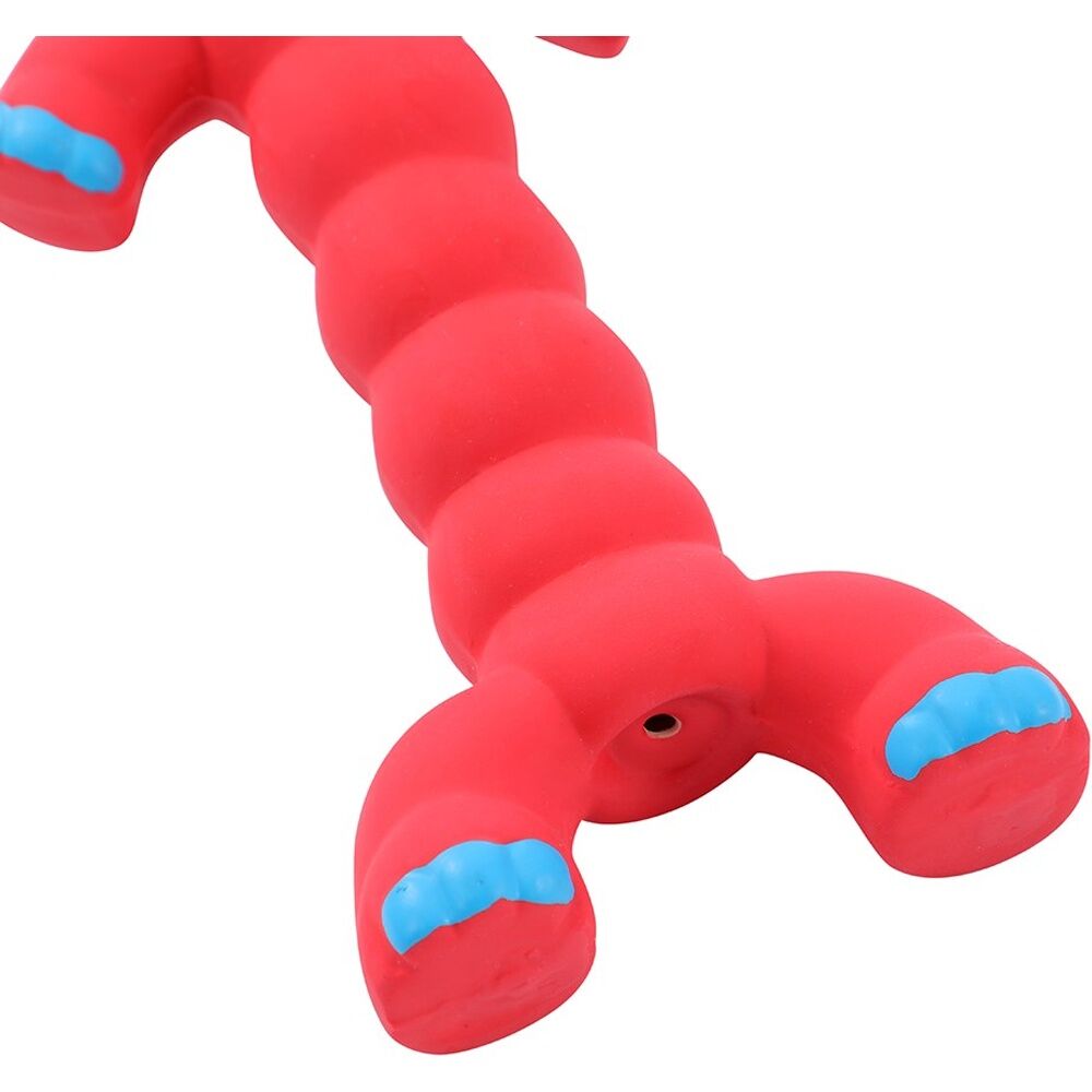 12x Paws And Claws Flexible Friends Animals Squeaky Latex Pet Dog Chew Toy Asstd