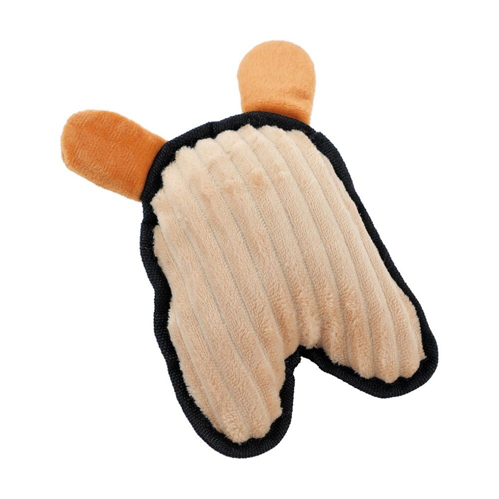 6x Paws And Claws Tiny Tuff Plush Squeaky Animals Pet Dog Chew/Cuddle Toy Assorted