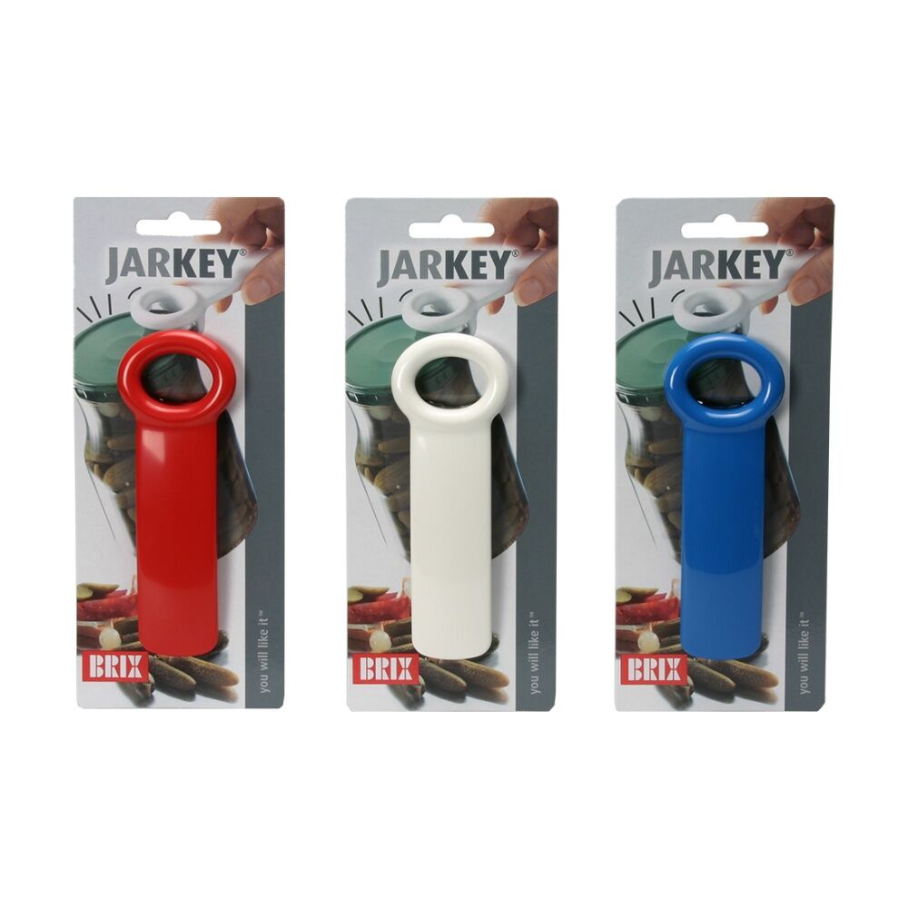 2PK Brix Easy Use Jarkey Jar Opener Kitchen Tool Assorted Colours