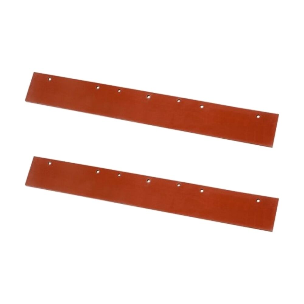 2PK Edco Heavy Duty Grease Resistant Rubber Floor Squeegee Refill Red 60cm