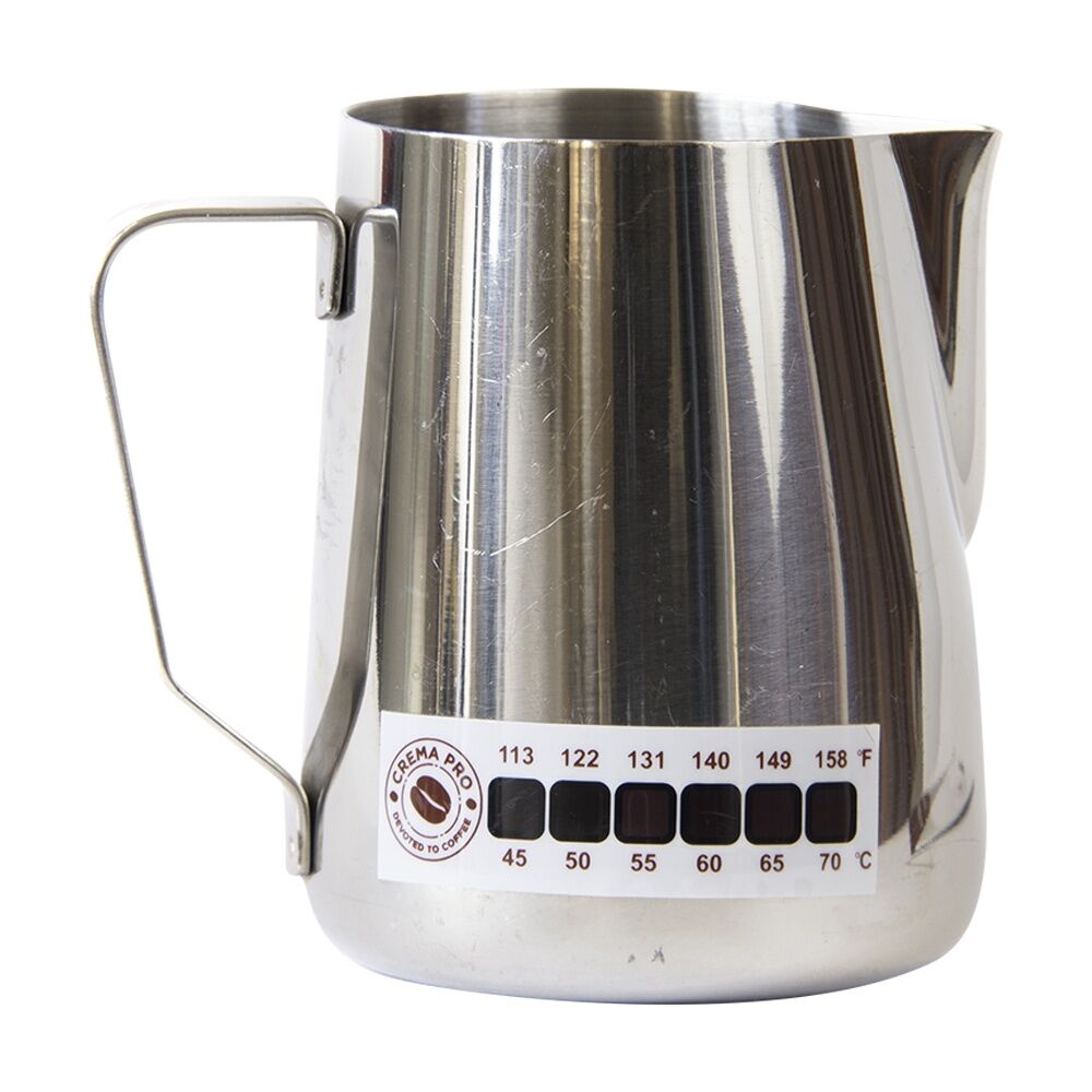 Crema Pro Latte Temp Liquid Crystal Indicator Milk Thermometer Coffee Tool