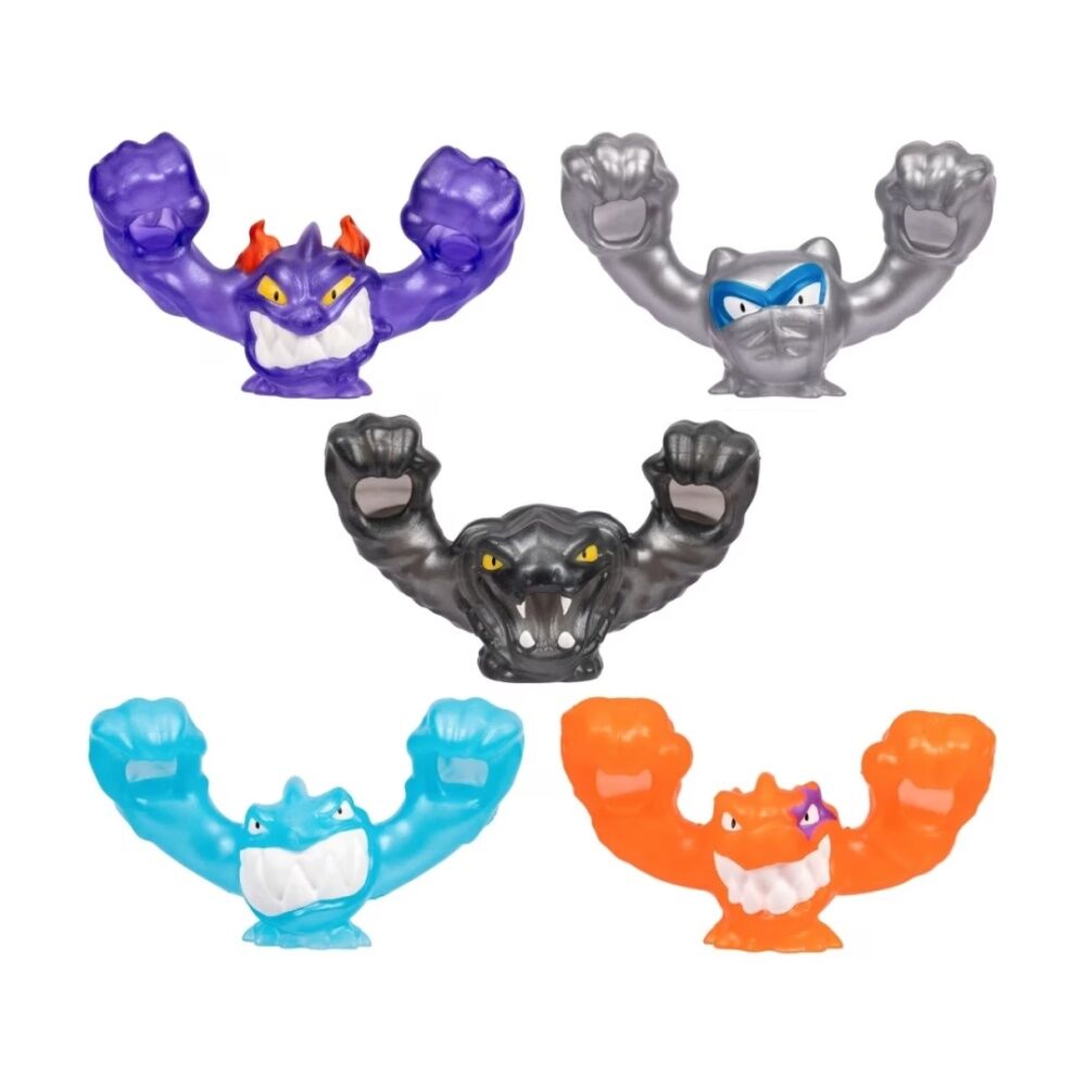2x 5pc Heroes Of Goo Jit Zu Meteor Madness Goo-Slingers Asstd