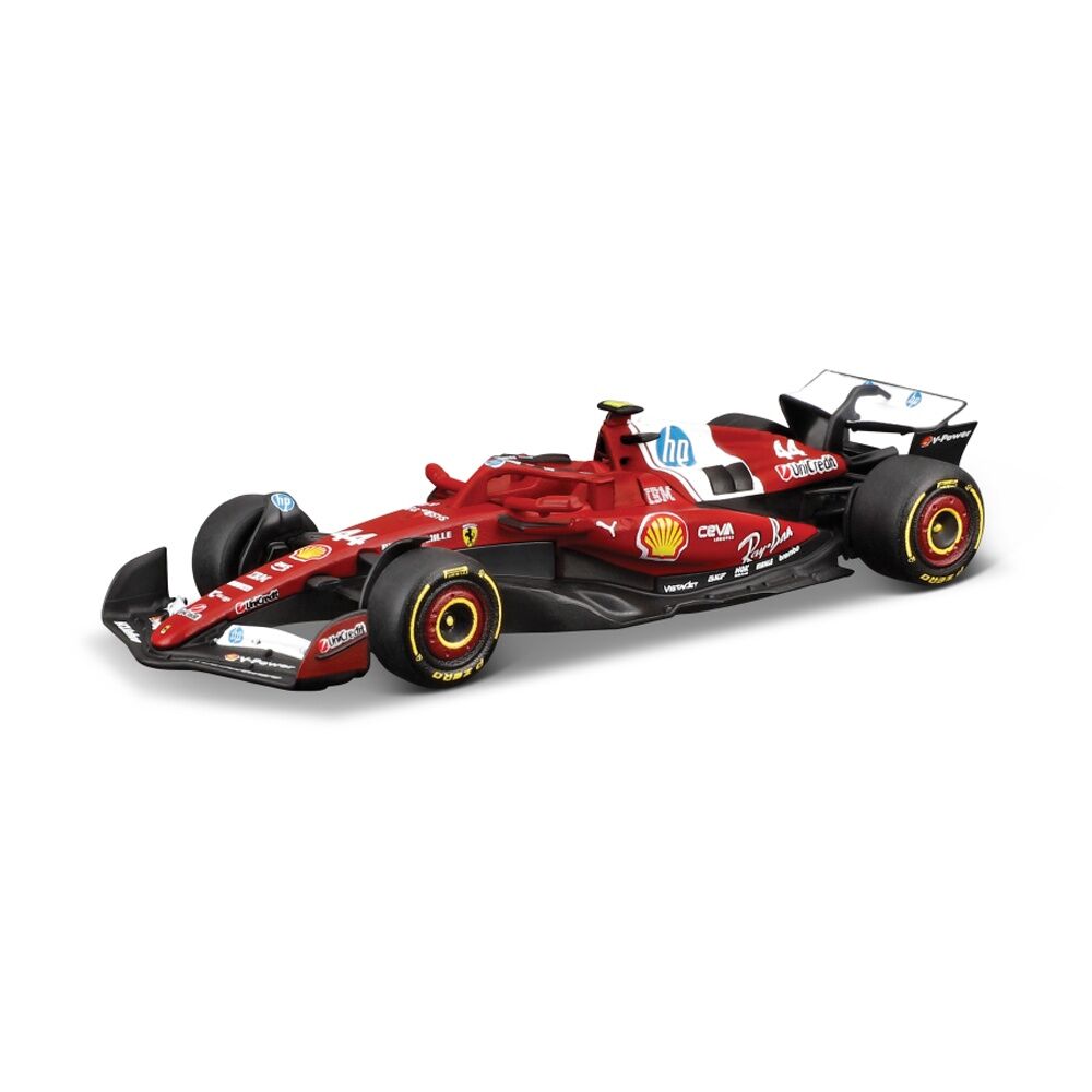 Bburago Ferrari F1 Model 44 Lewis Hamilton 2025 Collectible Car Diecast Toy