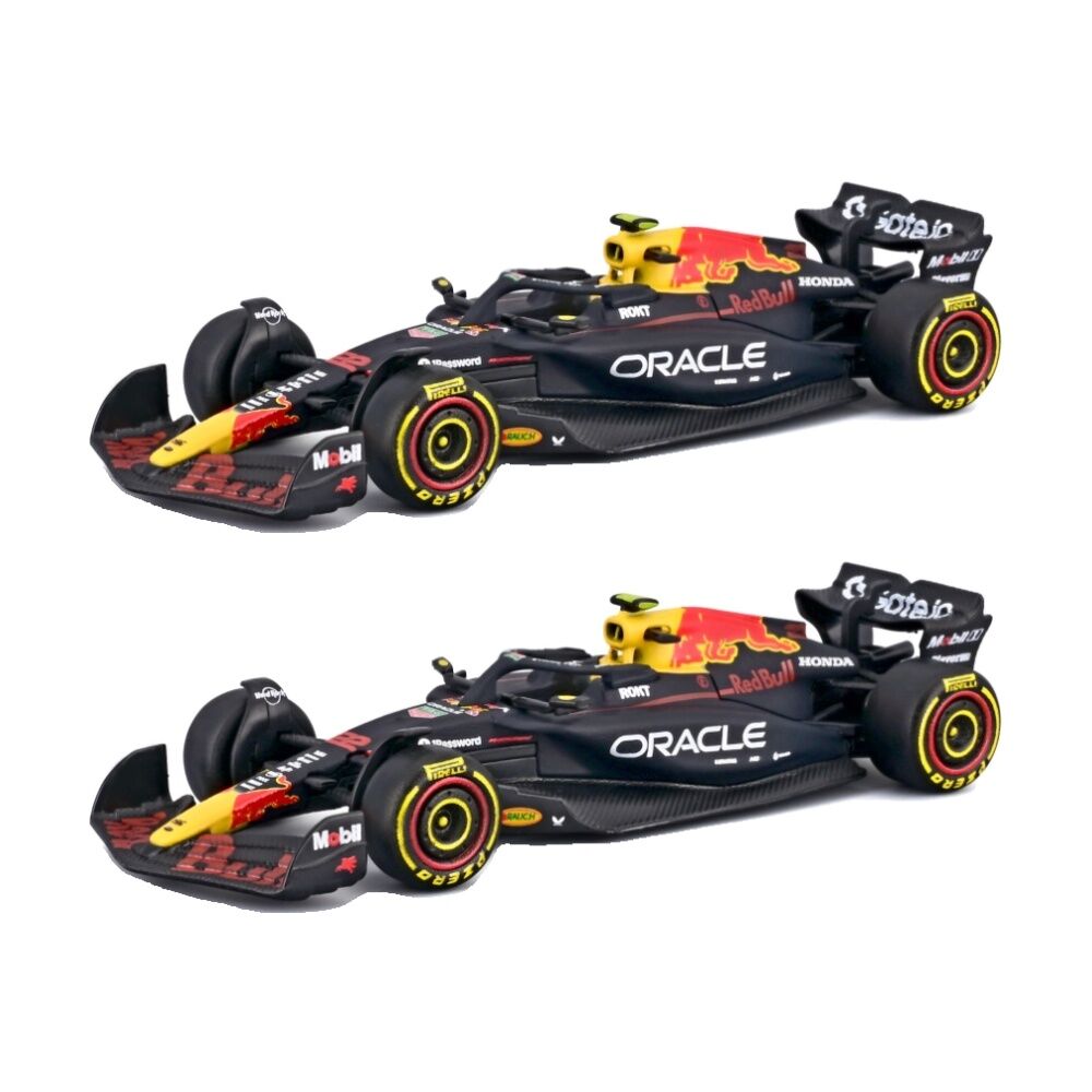 2PK Bburago 2025 Red Bull F1 RB21 Number Yuki Tsunoda Model Car Toy