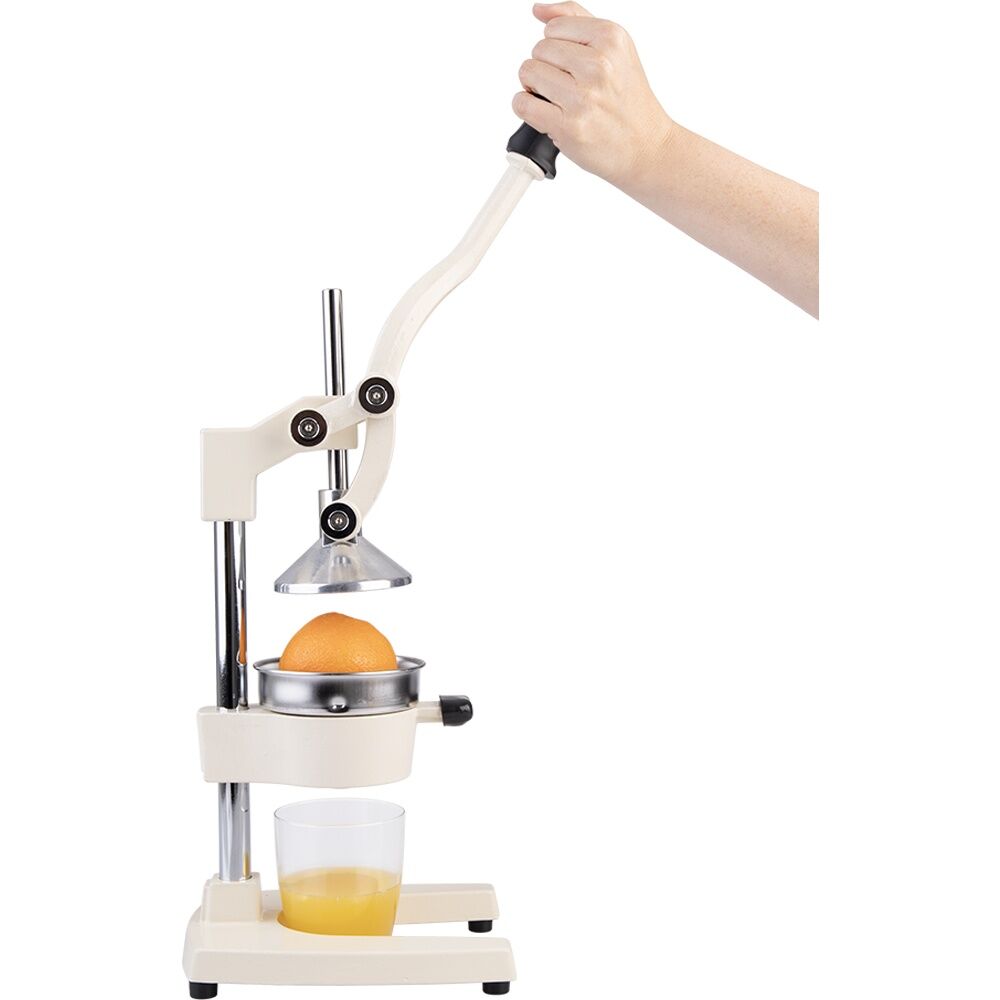 Integra Cast Iron Heavy Duty Commercial Manual Juicer Kitchen Tool White