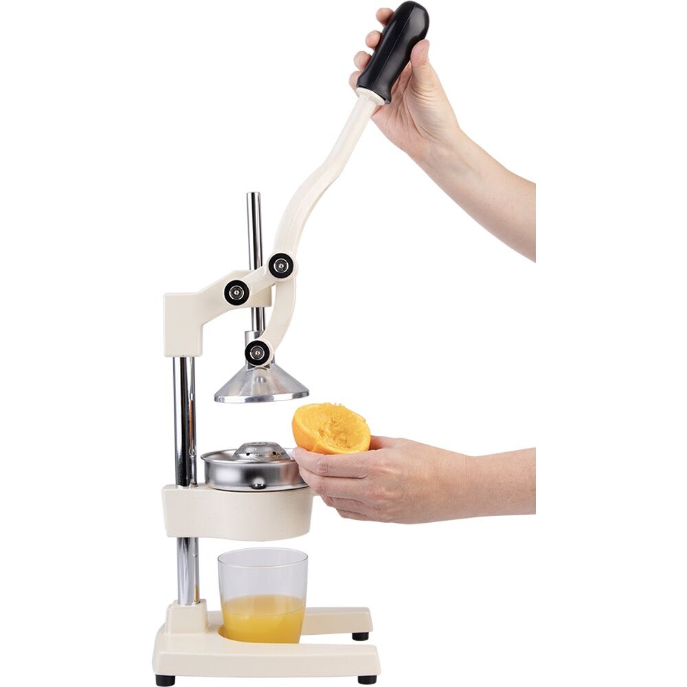 Integra Cast Iron Heavy Duty Commercial Manual Juicer Kitchen Tool White